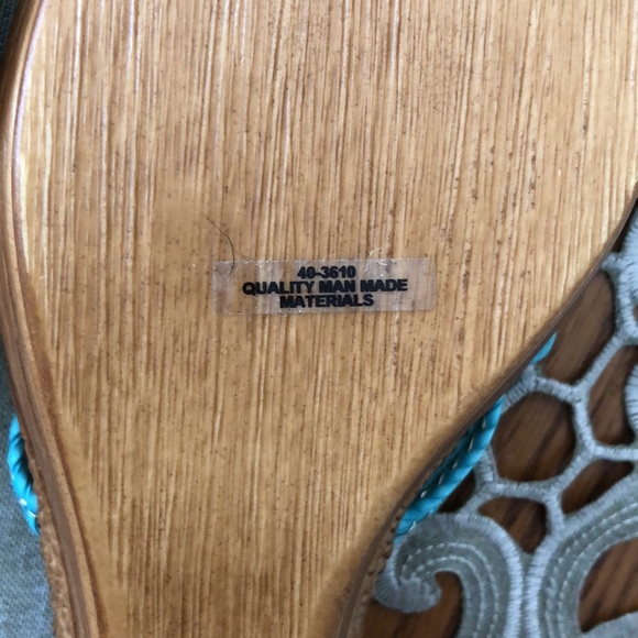 Tuscany by Easy Street Mint Green Sandals 10N New! - Picture 8 of 8